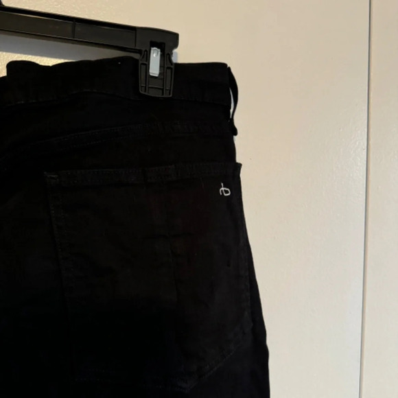 Rag & Bone Women’s Nina High-Rise Skinny Jeans Black Size 33 - Picture 7 of 8